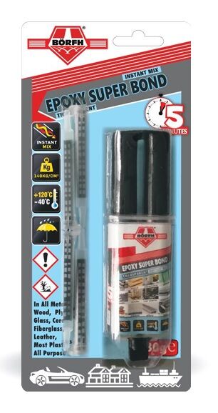BÖRFH Şeffaf Epoksi Yapıştırıcı - 6023349 - 30 GR