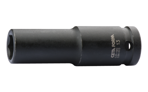 Ceta Form 1/2'' 6 Köşe Derin Havalı Lokma Anahtar 23 mm - C64-H23
