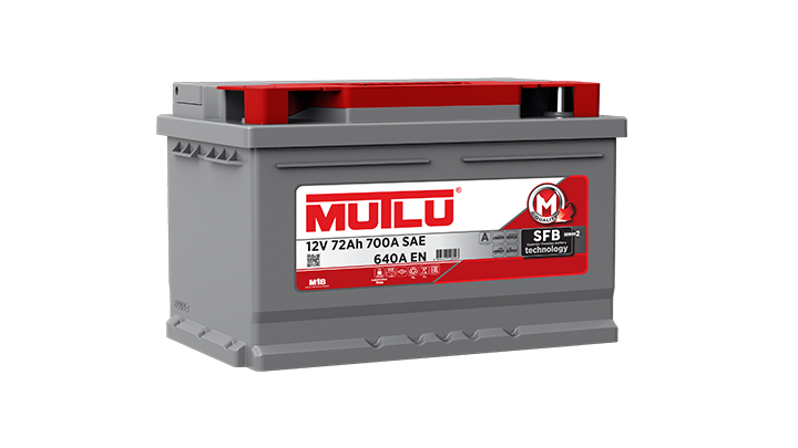 Mutlu 12 Volt 72 Amper SFB Akü Alçak - Depozitosuz