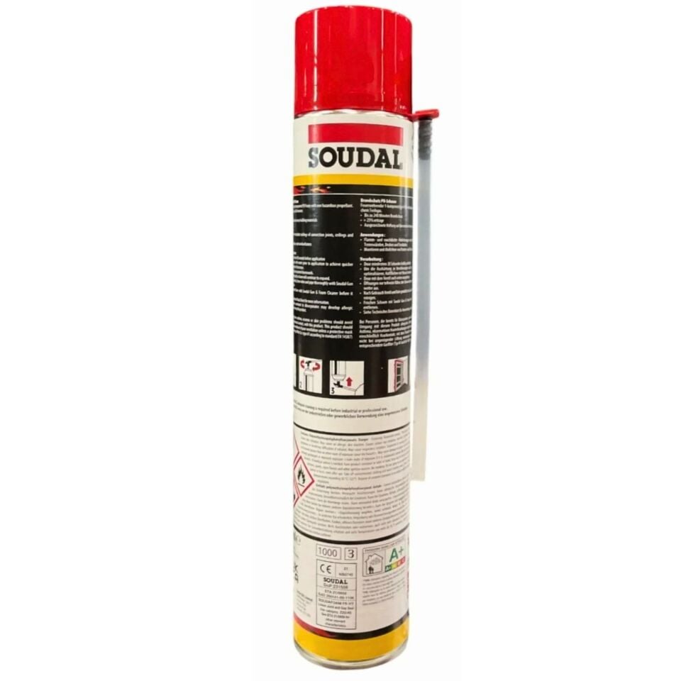 Soudal Yangın Köpük Pipetli 750 Ml B1 (162182)
