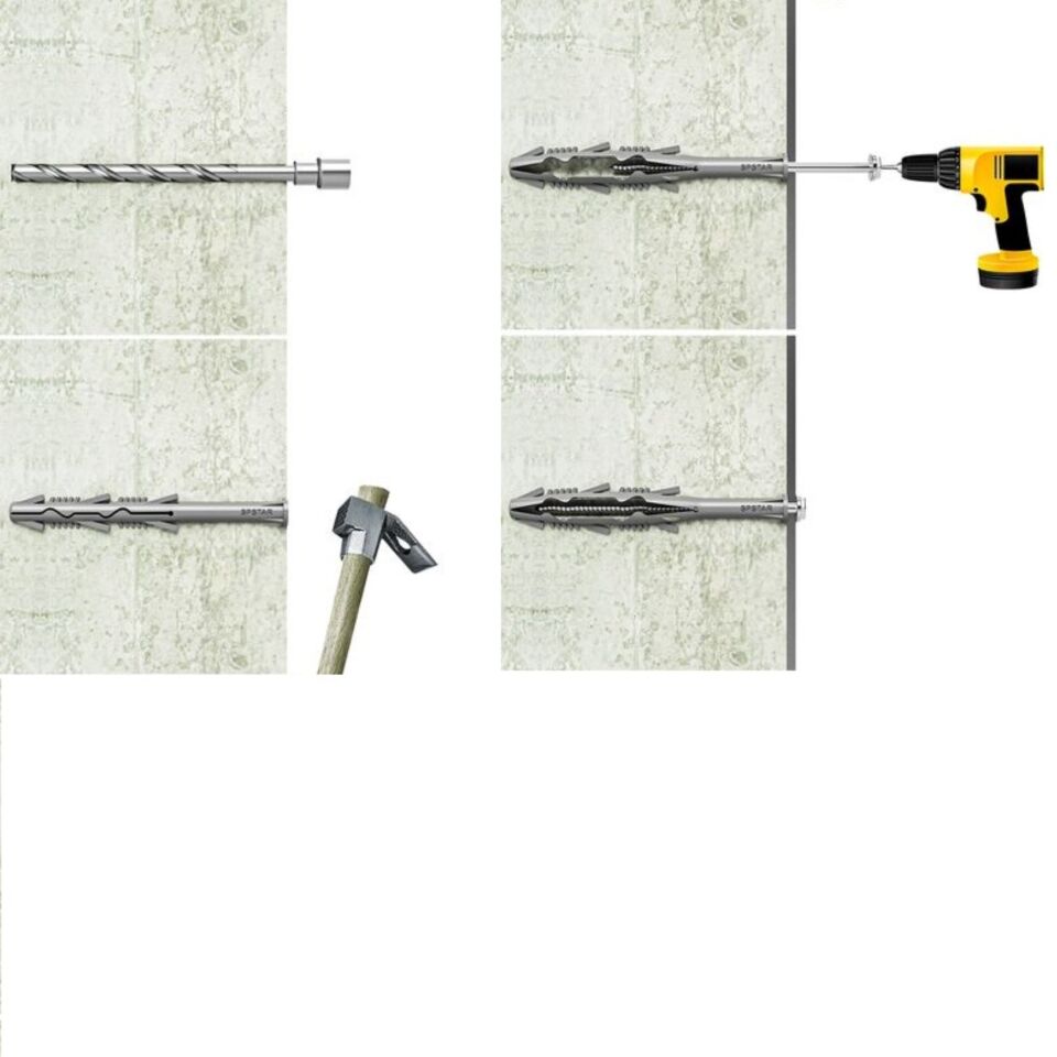 Sp Ağır Yük Dubeli Vidasız 10x120