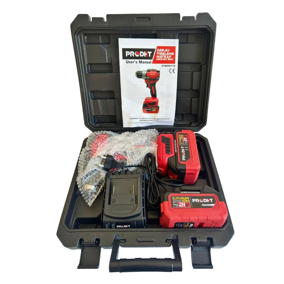 DHT Çift Akülü Şarjlı Vidalama Li-İon 3.0 Ah - 21v D18000112