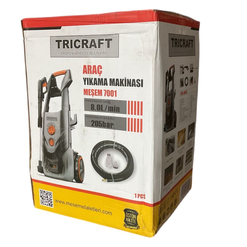 Meşem Trıcraft Oto Yıkama Makinesi 205bar Kod:7001
