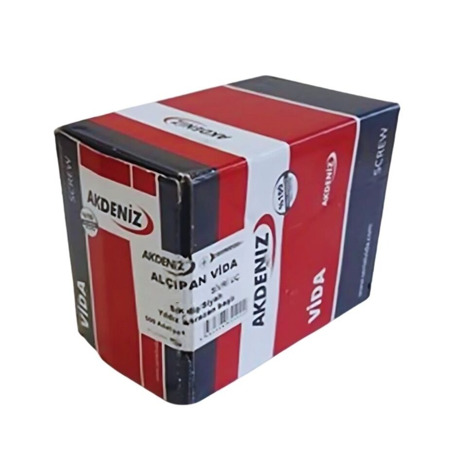 Akdeniz Alçıpan Vidası Sivri 3.5x45 (500 Ad.)