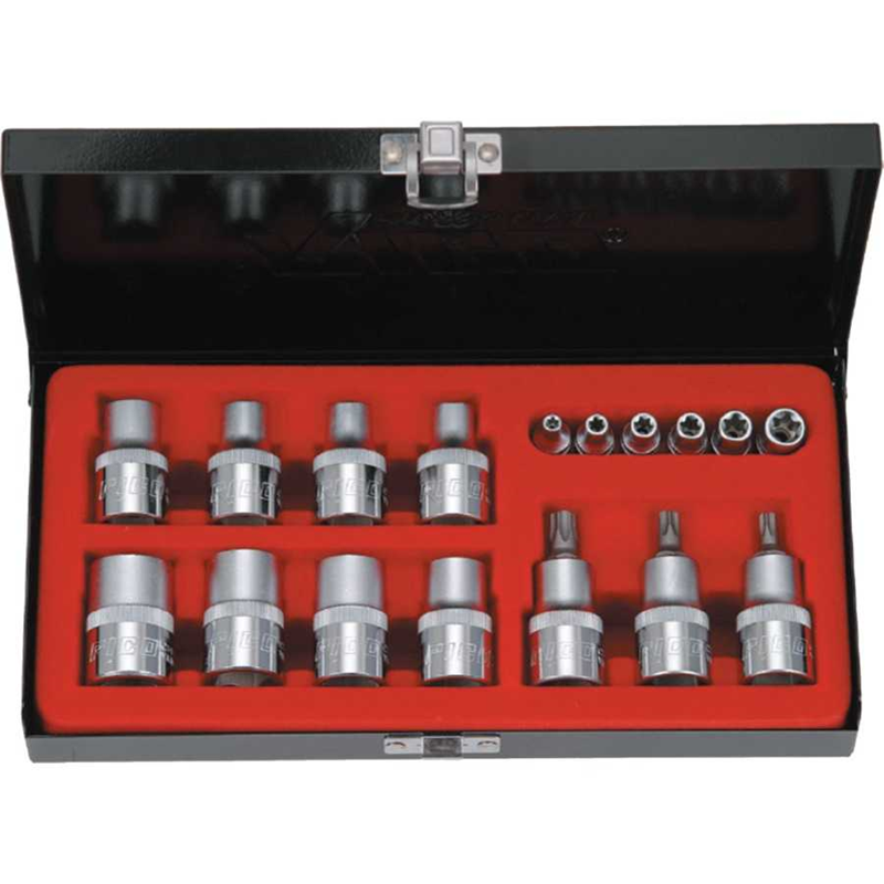 Rico 18 Parça 1/4-1/2 Torx Lokma Seti - 007-RC9018