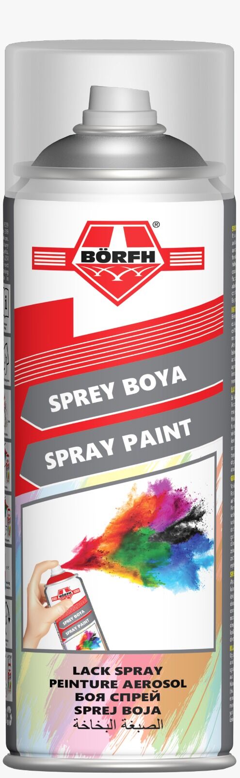 BÖRFH Akrilik Florasan Turuncu Sprey Boya - 6024841 - 400 ML