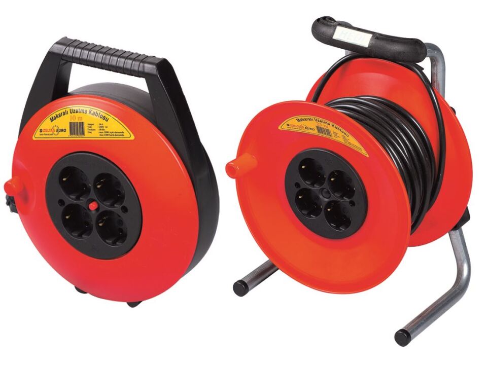 İzeltaş * 10 M Makaralı Uzatma Kablosu - 0741050010