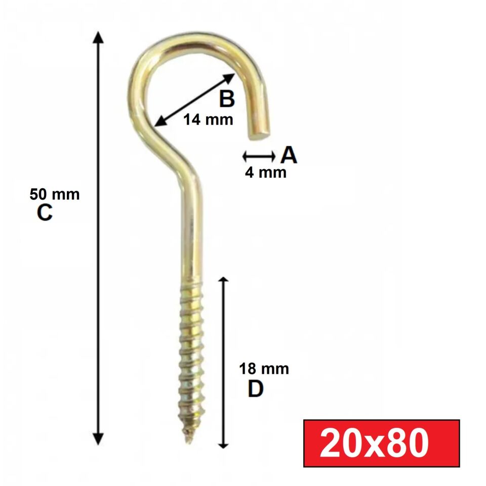 Çınar Piton 20x80 (100 Adet) Kod:112