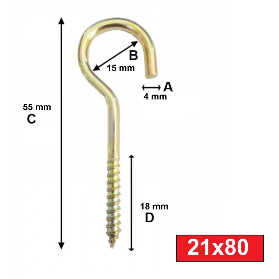 Çınar Piton 21x80 (100 Adet) Kod:113