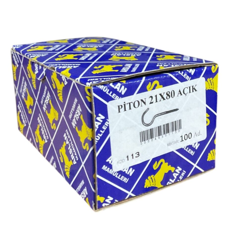 Çınar Piton 21x80 (100 Adet) Kod:113