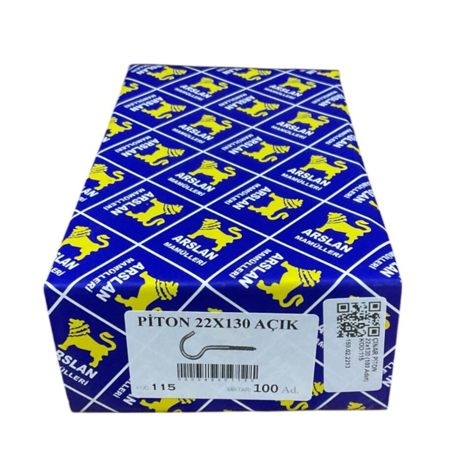 Çınar Piton 22x130 (100 Adet) Kod:115