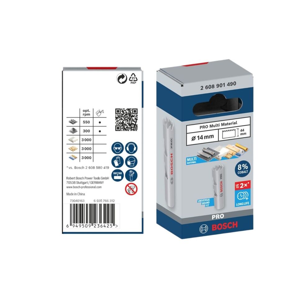 Bosch Pro Bi-metal Panç 14 Mm 2608901490