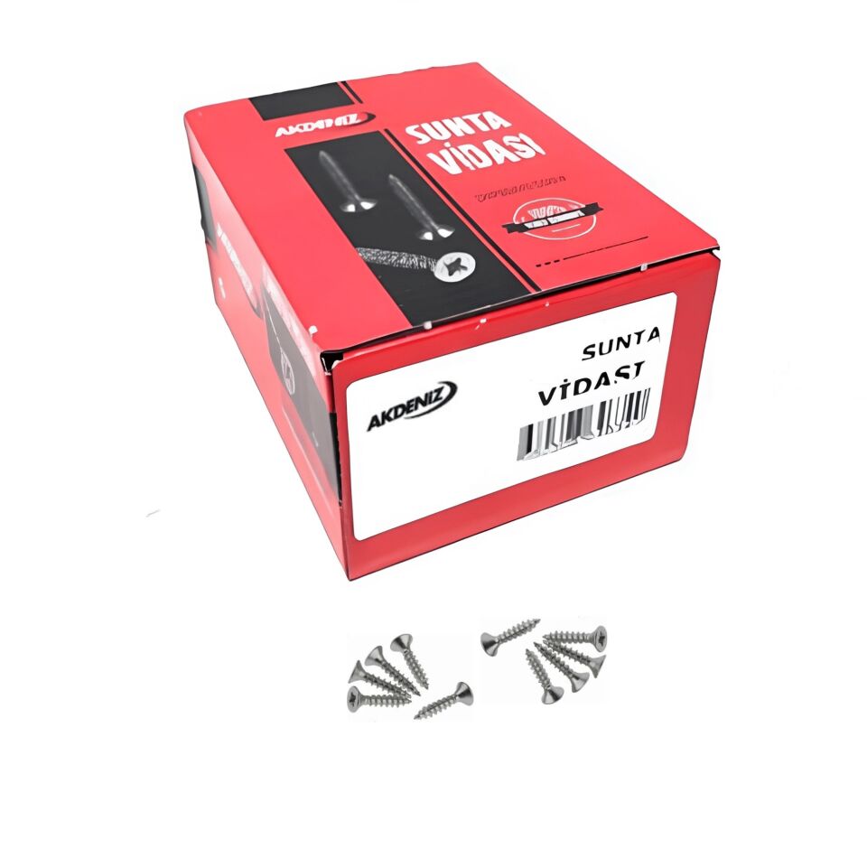 Akdeniz Sunta Vidası 4.0x18 (1000 Ad.)