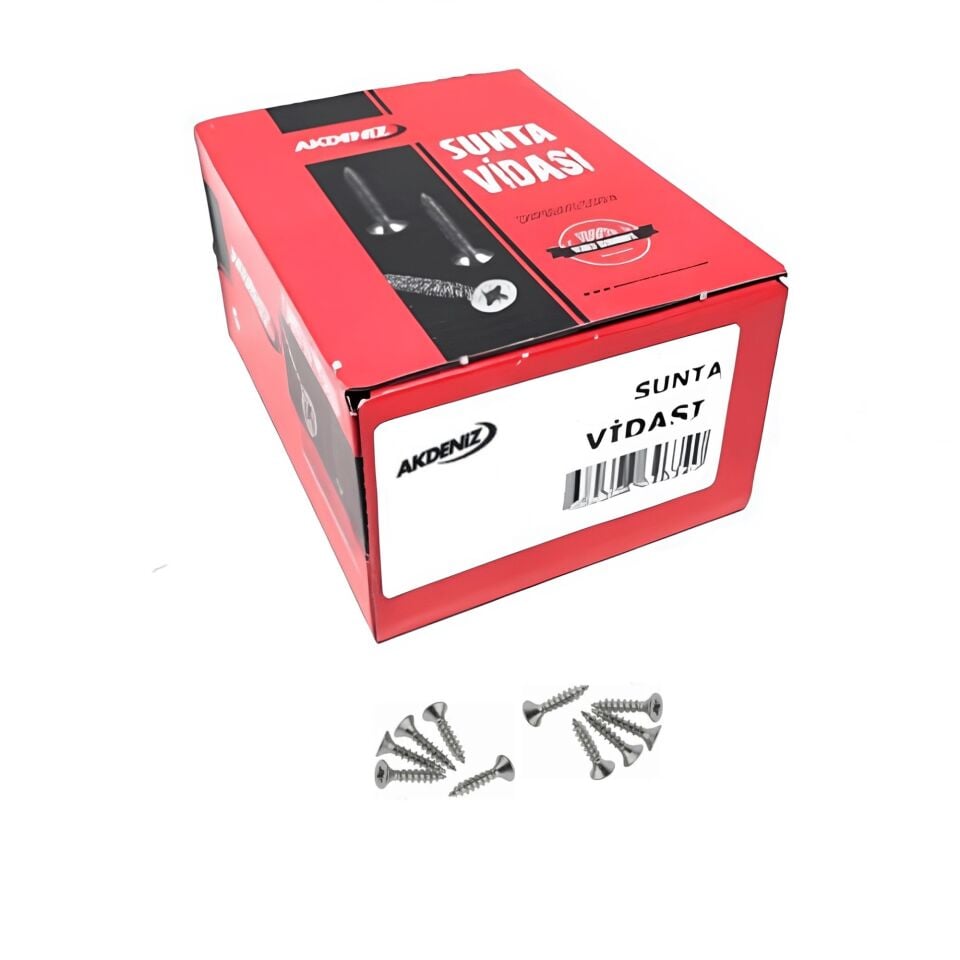 Akdeniz Sunta Vidası 4.0x20 (1000 Ad.)