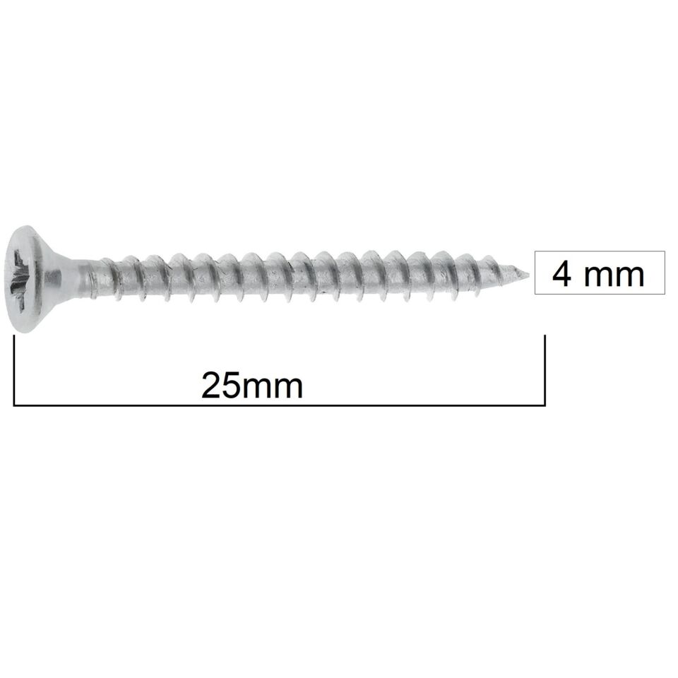 Akdeniz Sunta Vidası 4.0x25 (500 Ad.)