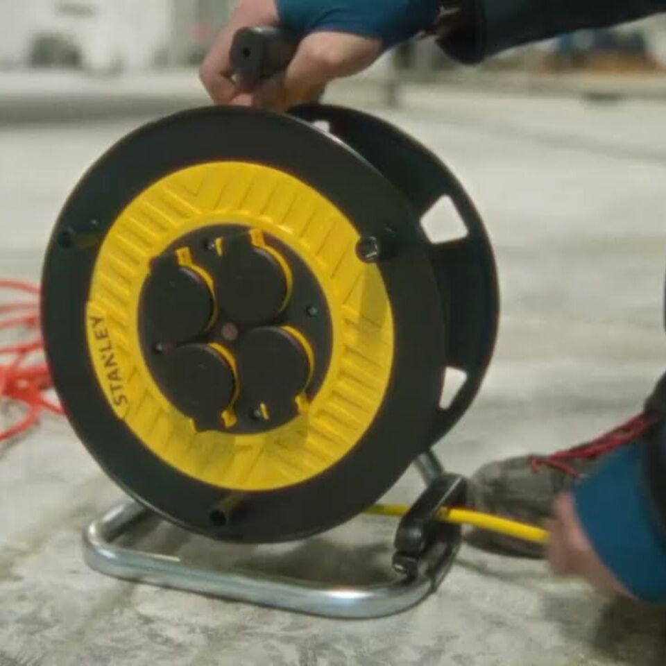 Stanley Makaralı Seyyar Kablo Sarı 3x1.5 50 Mt