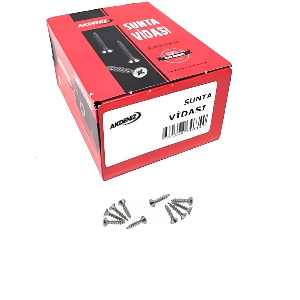 Akdeniz Sunta Vidası 4.0x30 (500 Ad.)