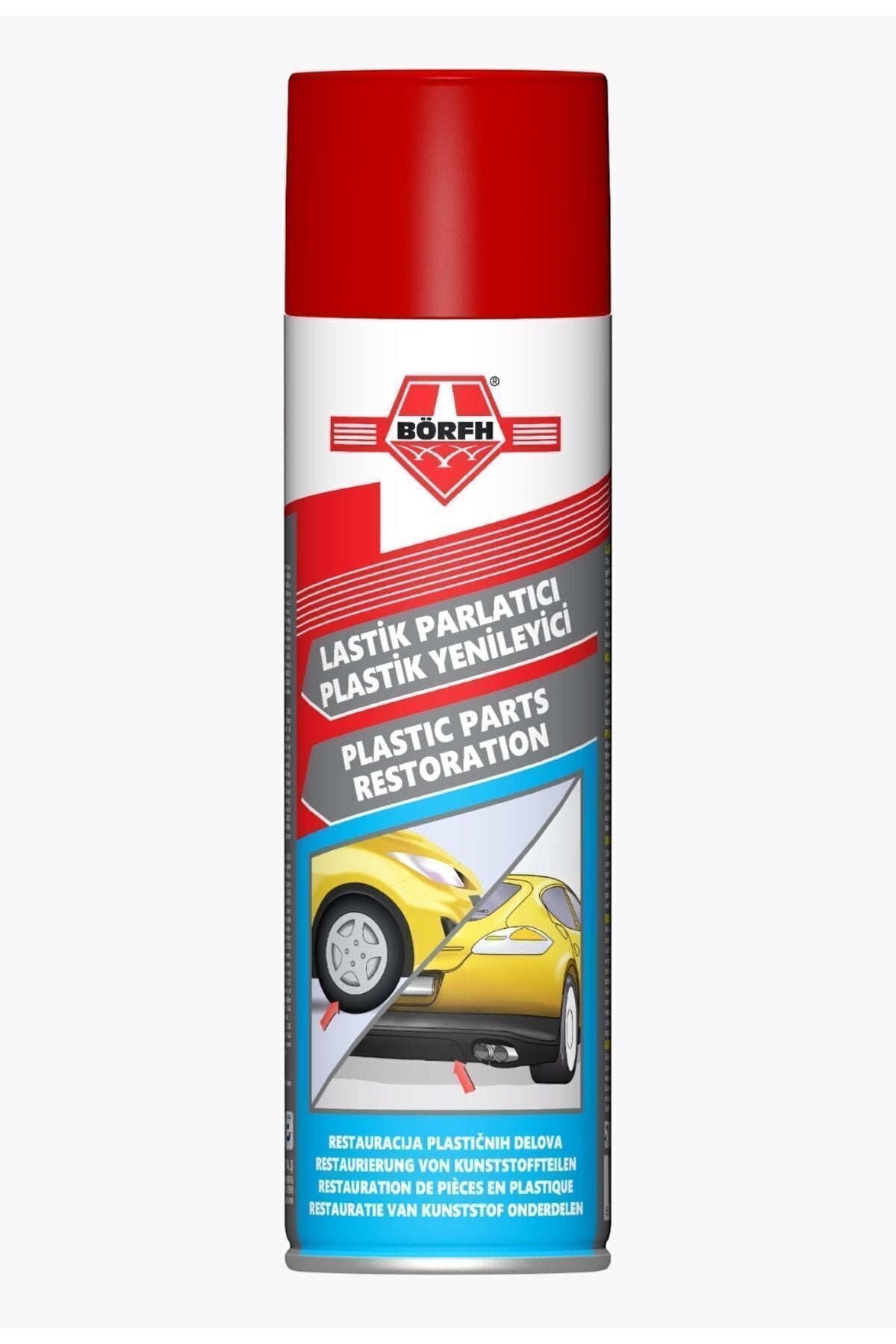 BÖRFH Motosiklet Lastik Parl. Plas. Yenileyici Kobra Başlık Spr - 6024629 - 300 ML
