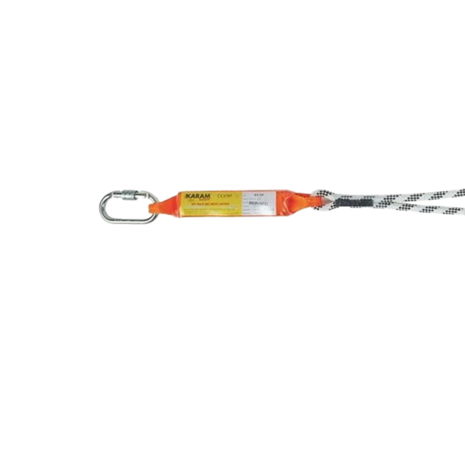 Karam Çift Kollu Statik Halatlı Lanyard Ka341