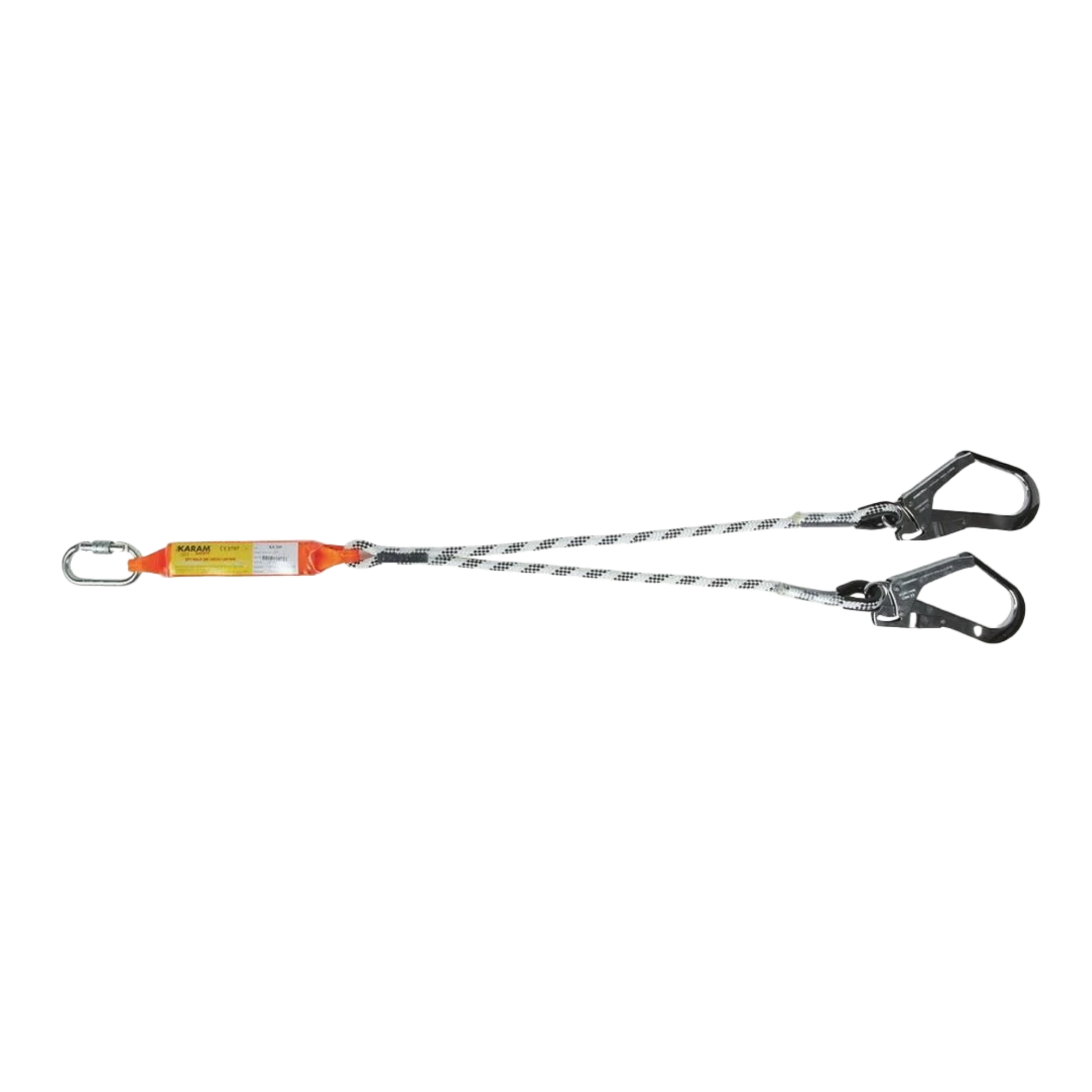 Karam Çift Kollu Statik Halatlı Lanyard Ka341