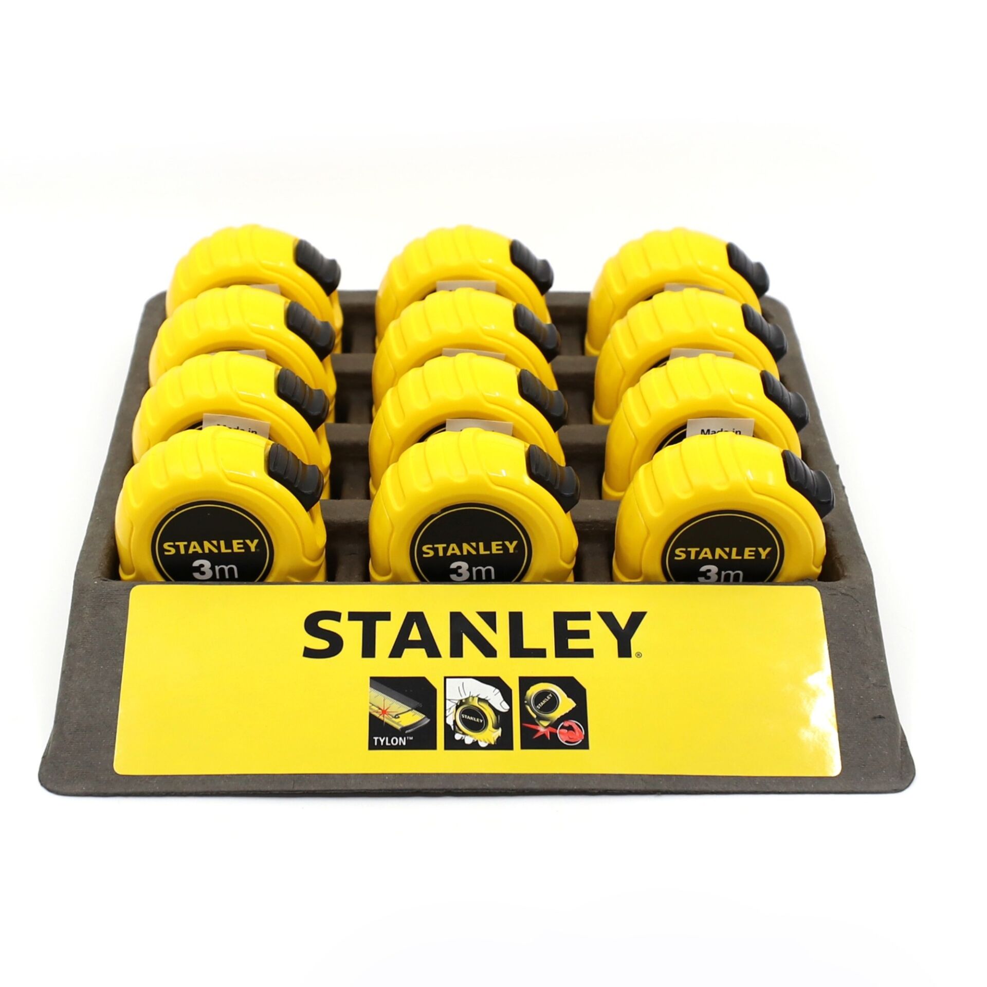 Stanley Metre Sarı Seri 3 M X 12.7 Mm Kod:1-30-487