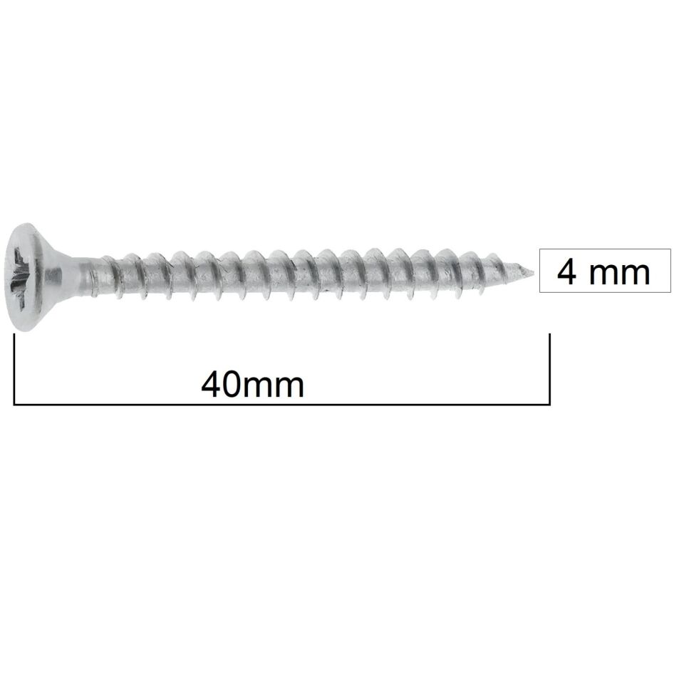 Akdeniz Sunta Vidası 4.0x40 (500 Ad.)