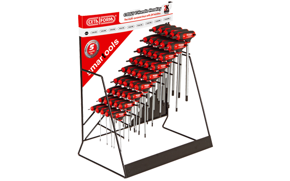 Ceta Form 54 Parça T Saplı Allen Anahtar Teşhir Standı - SK10-1-54
