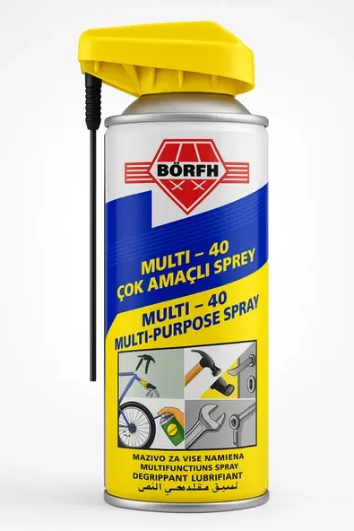 BÖRFH Multi - 40 Çok Amaçlı Yağlayıcı Sprey Kobra Başlık - 6024193 - 200 ML