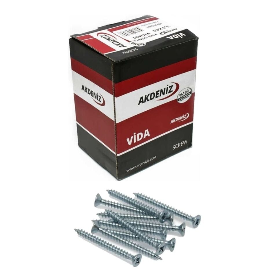 Akdeniz Sunta Vidası 4.0x70 (200 Ad.)