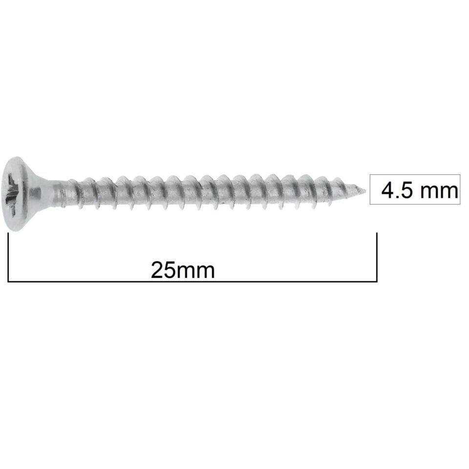 Akdeniz Sunta Vidası 4.5x25 (500 Ad.)
