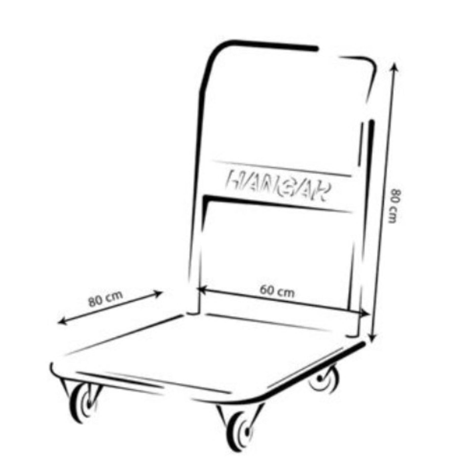 Hangar Platform Paket Taşıma Arabası Kod:1301