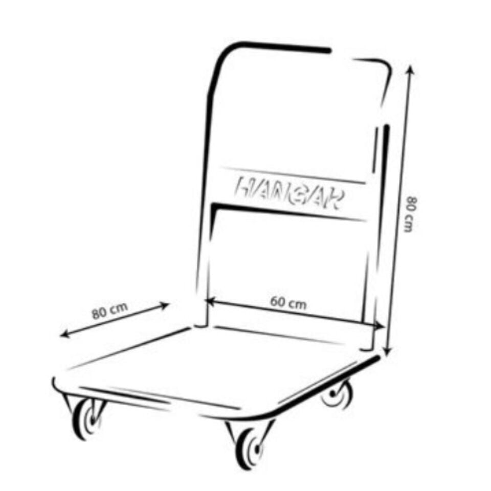 Hangar Platform Paket Taşıma Arabası Kod:1301
