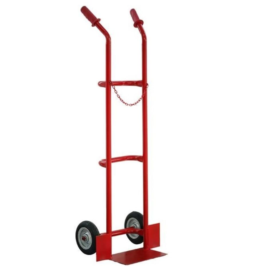 Hangar Tüp Taşıma Arabası Ekstra Kırmızı Kod:2171