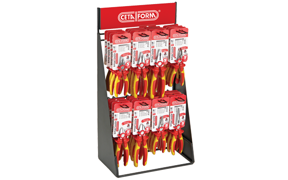 Ceta Form 40 Parça VDE 1000V İzoleli Pense Teşhir Standı - SG18-1-040