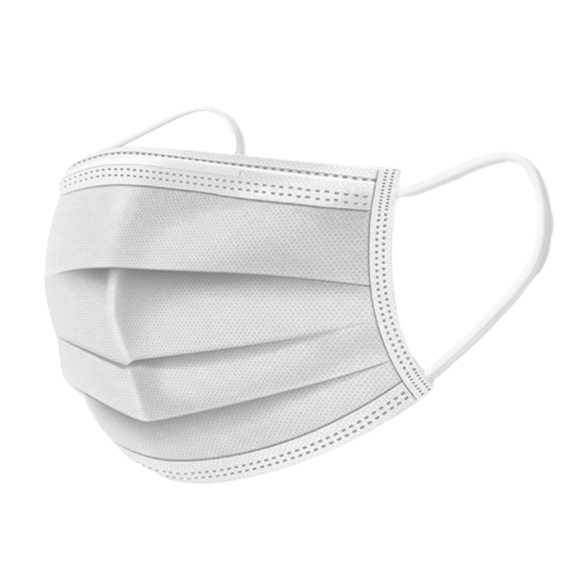 Üç Katlı Medikal Maske Beyaz (kutu 50 Adet)