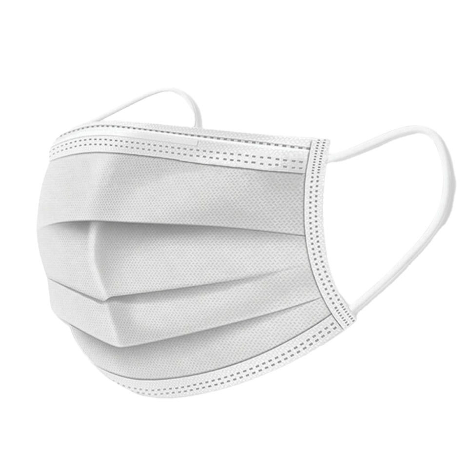 Üç Katlı Medikal Maske Beyaz (kutu 50 Adet)