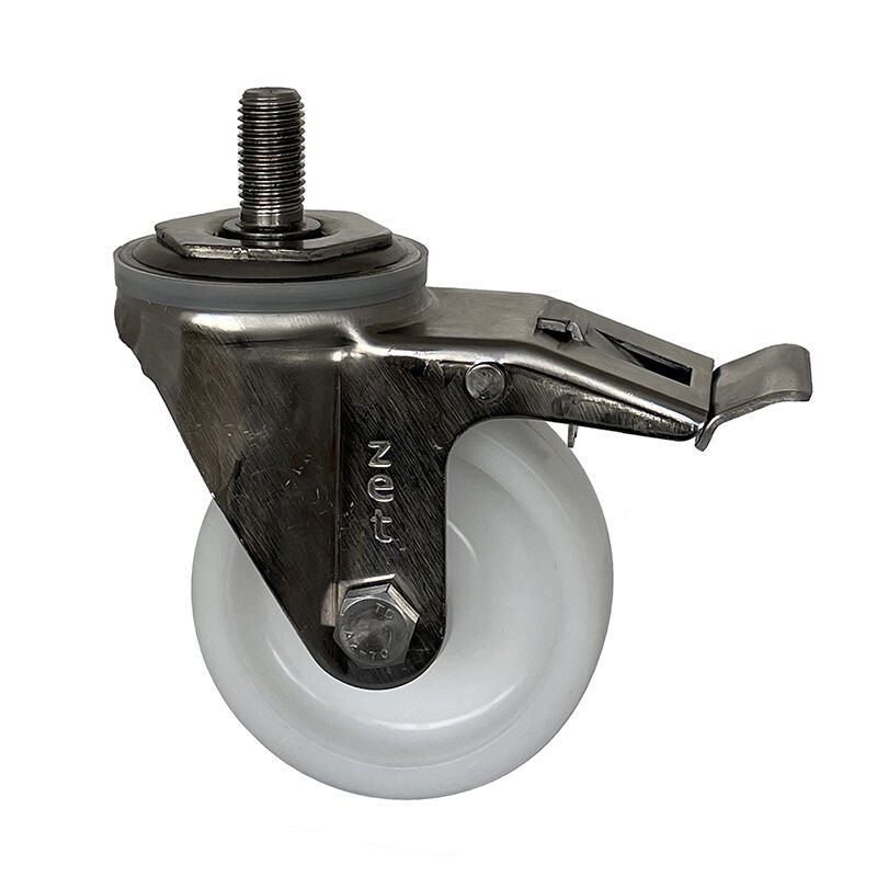 3001 MOB Paslanmaz Çelik (Inox) Teker 100*32 Frenli (İnox)