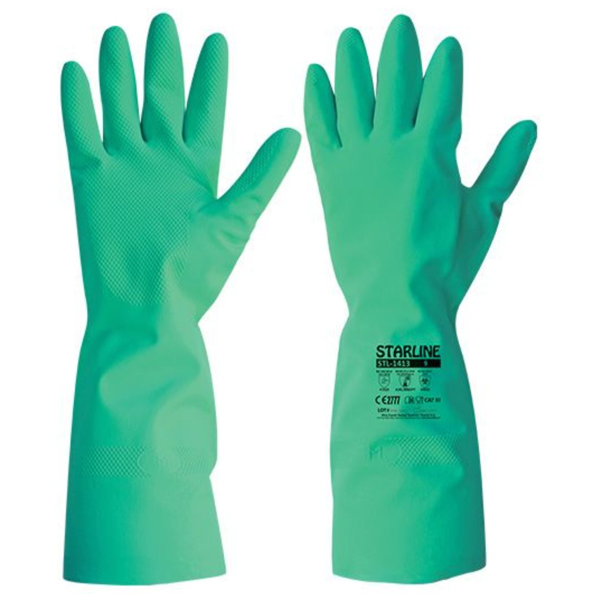 Starlıne Yeşil Asit Eldiveni No:9 33 Cm Stl 1413