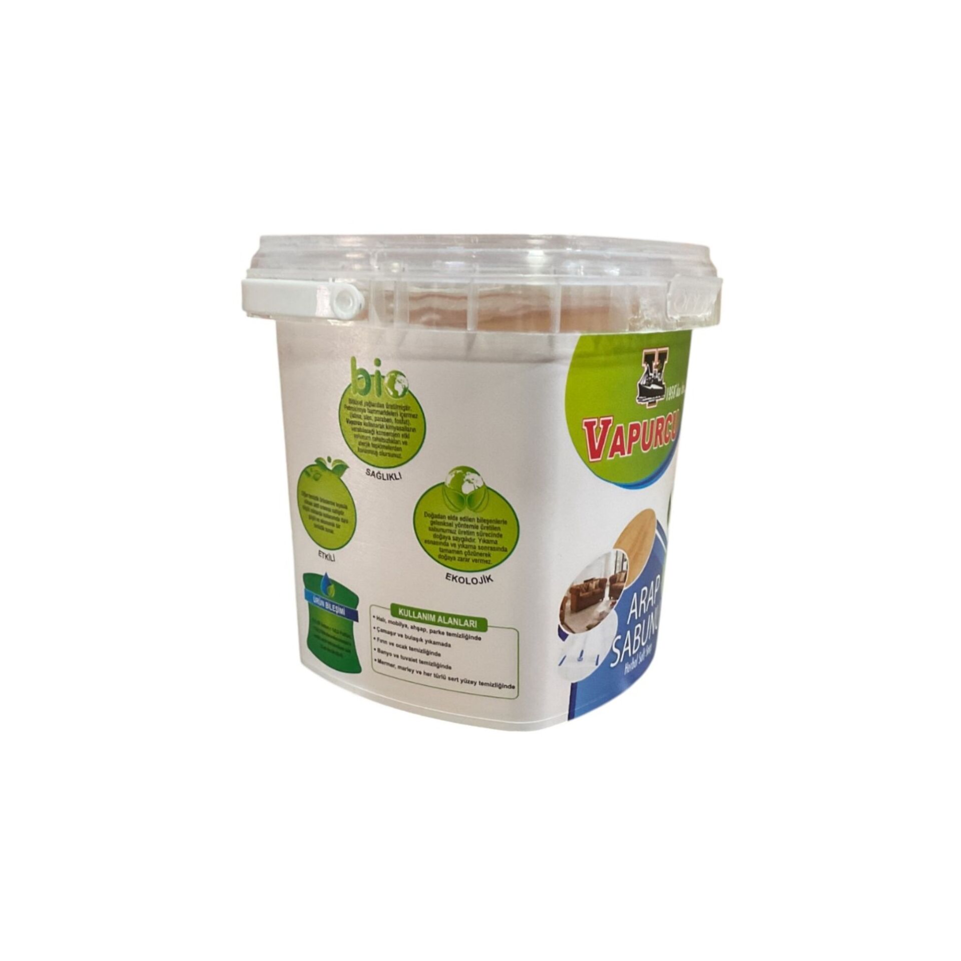 Vapurcu Arap Sabunu Kova 500 Gr