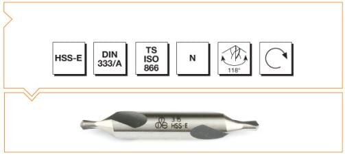 MTE Makina Takım HSS-E DIN 333 Punta Matkabı 4 mm B00010110400
