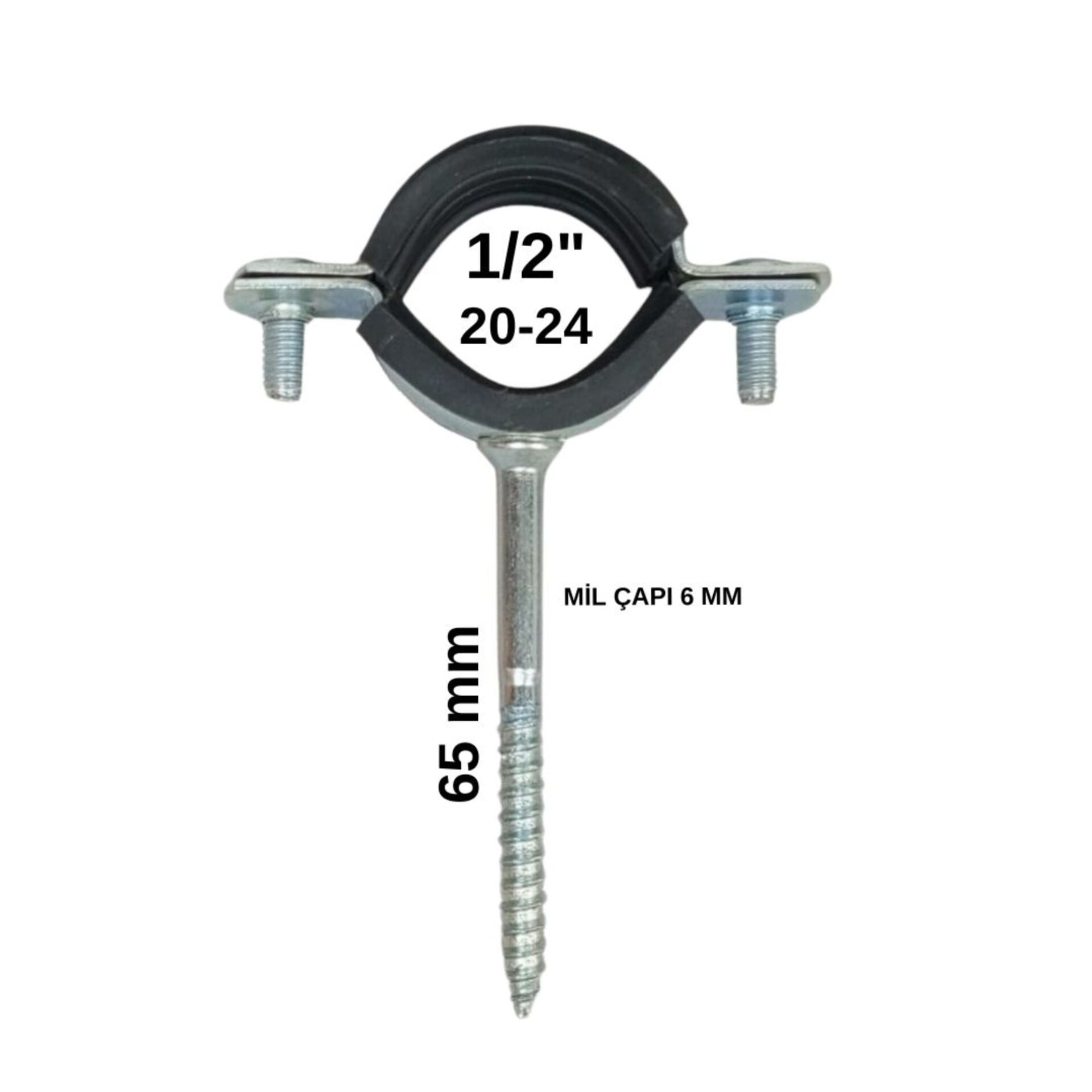 Erbi Kısa Trifonlu Kelepçe 1/2''