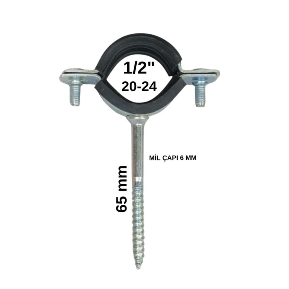 Erbi Kısa Trifonlu Kelepçe 1/2''
