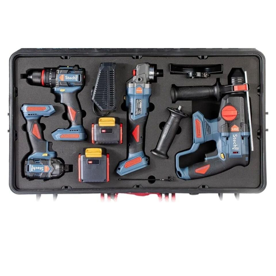 Stech-end Akülü 4 Lü Set 20v Sxs402