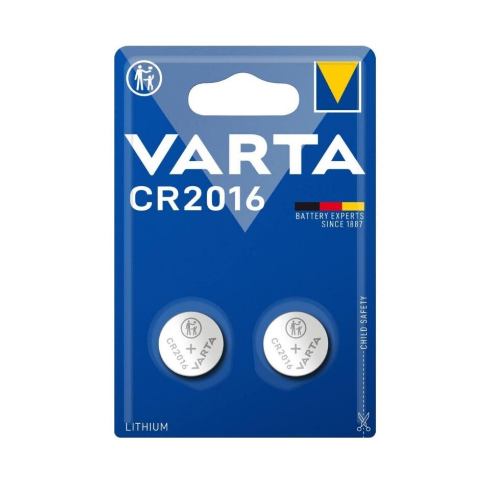 Varta Cr2016 Elekt.düğme Pil 6385 (pk 2 Li) 746392