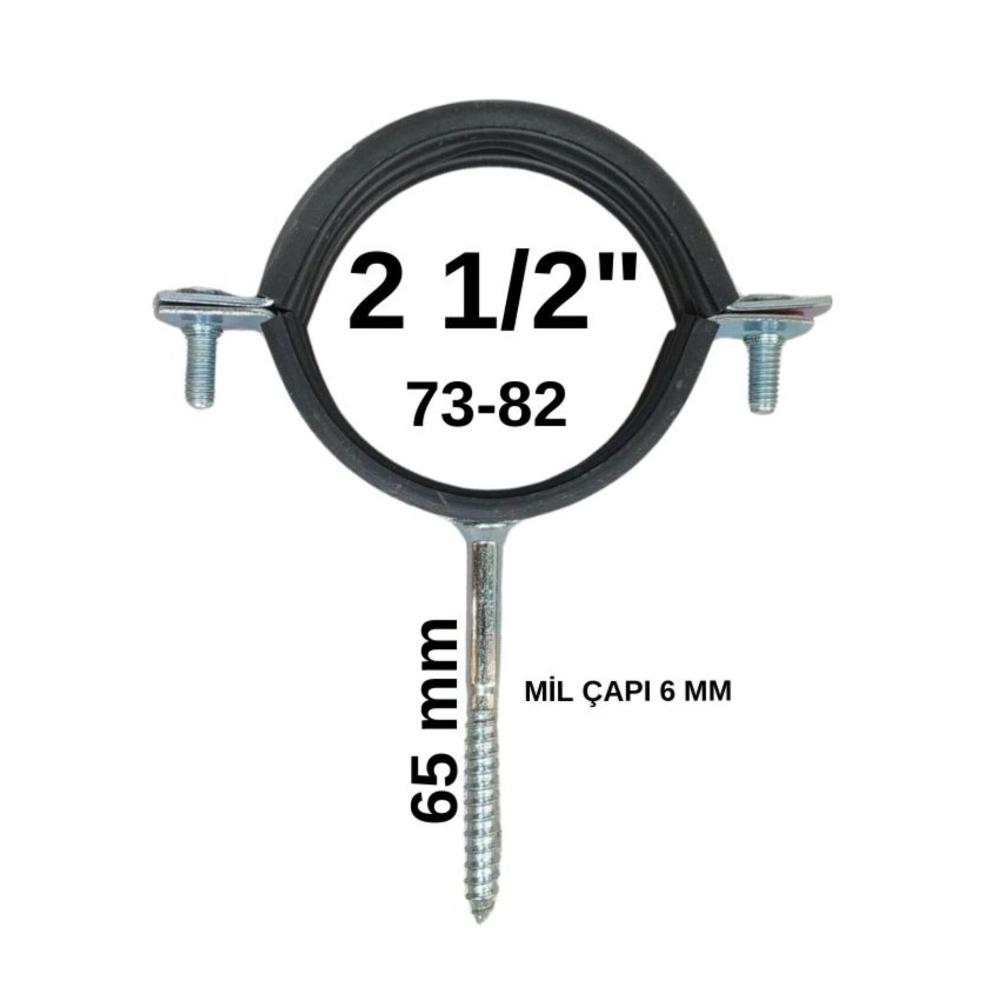 Erbi Kısa Trifonlu Kelepçe 2 1/2''