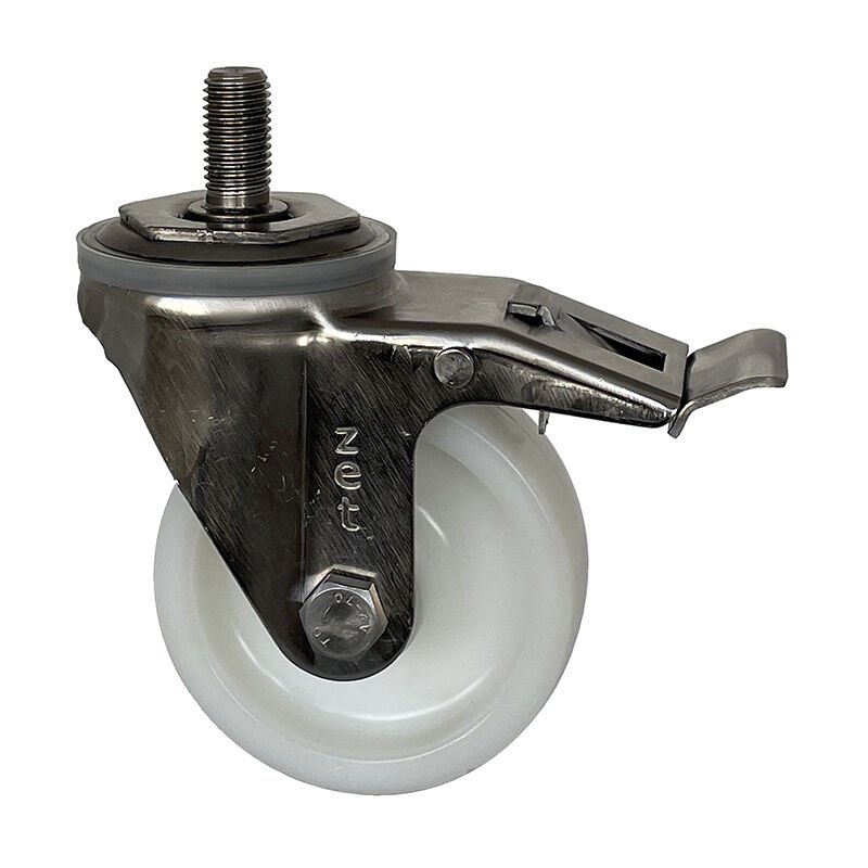 3001 POB Paslanmaz Çelik (Inox) Teker 100*32 Frenli (İnox)