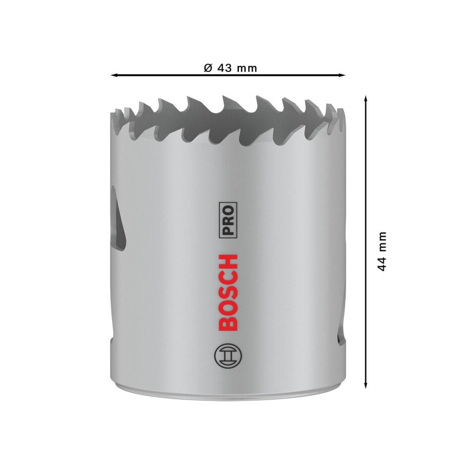 Bosch Pro Bi-metal Panç 43 Mm 2608901509