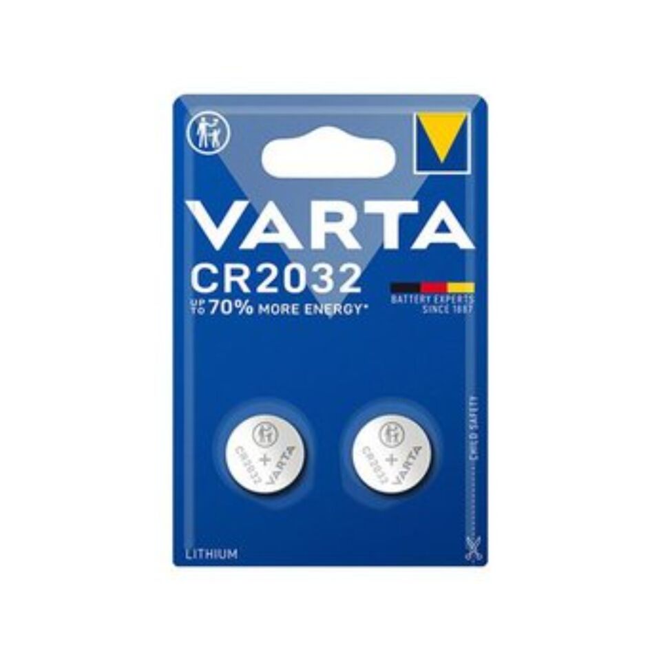 Varta Cr2032 Elekt. Düğme Pil 6460 (pk 2 Li)