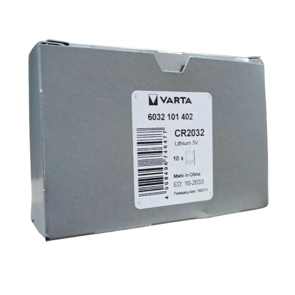 Varta Cr2032 Elekt. Düğme Pil 6460 (pk 2 Li)