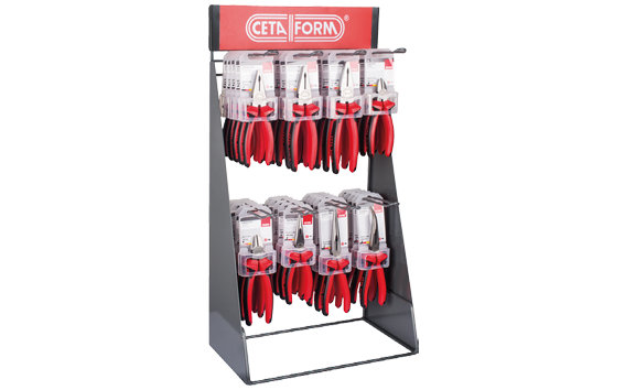 Ceta Form 40 Parça Pense Teşhir Standı (Parlak Krom/DuoTech Seri) - SE11-1-040